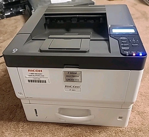 Restored Ricoh P501 Monochrome LED Printer – 45 PPM, 1200 × 1200 DPI ...