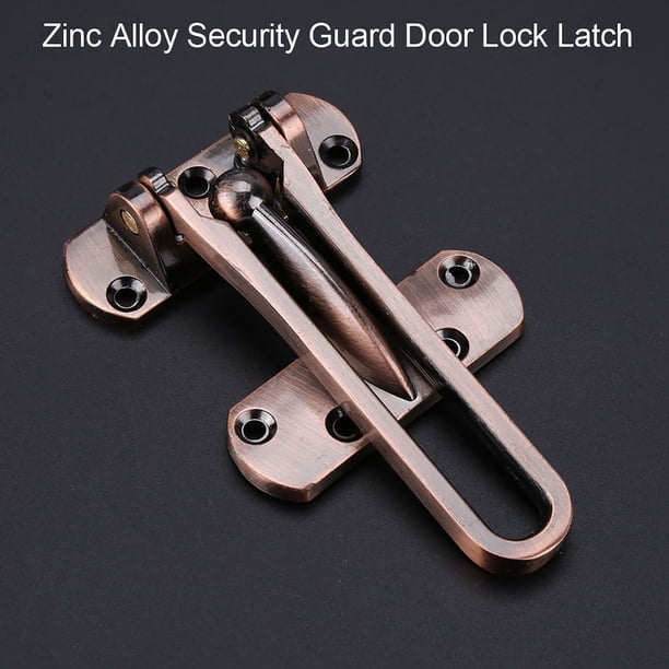 Cerradura de guardia de puerta de seguridad Jadeshay aleación de zinc plata