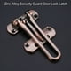 thumbnail image 3 of Cerradura de seguridad Jadeshay para puerta Aleación de zinc Plata, 3 of 9