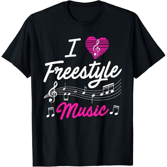 I love freestyle music Funny Creative Graphic T-Shirt