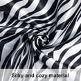 thumbnail image 2 of Flxxie Satin King Pillowcases Set of 2, 20x 36 inch, Zebra, 2 of 5
