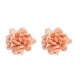 thumbnail image 5 of Pendientes de flores grandes de tela exagerada con sentido del diseño de joyas de Europa y Estados Unidos, pendientes de flores de simulación de nicho, 5 of 5