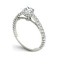 thumbnail image 2 of 3/4 Carat T.W. Diamond Classic Cathedral 14kt White Gold Engagement Ring, 2 of 4