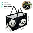 thumbnail image 2 of Panda Large Foldable Oxford Cloth Cube Organizer Tote Bag Toy Basket, 2 of 7