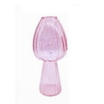 thumbnail image 5 of Dujiujun Flower Vase Adorable Mushroom Shape Transparent Glass Planter Unique Plant Propagation Station for Home Decoration, 5 of 8