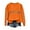 A01_Orange, variant on Womens Maple Leaf Print Sweatshirt Long Sleeve Thermal Shirts Tops Light Warm Pullover Sweater Blouses Spring Outfits 2025 Pullover Fall Winter Clothes