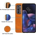thumbnail image 6 of for Motorola Edge 2022 Case (Not for Edge+) Wallet Flip Cover [RFID Blocking] [3 Card Holders] [Magnetic Closure] [Stand Kickstand] PU Leather Shockproof Case for Moto Edge 2022 - Tan, 6 of 13
