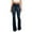 Dark Blue, variant on Babysbule Women's Pants Clearance Women's High Waist Pocket Wide Leg Jeans Flared Skinny Button Trousers