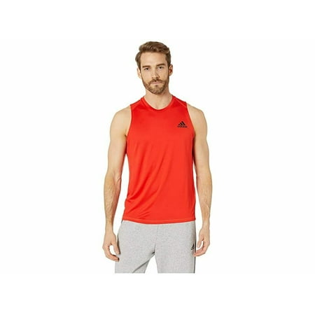 Adidas FreeLift Men's Sport Ultimate Solid Tee DZ8454 Active Red Large