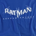 thumbnail image 2 of Batman Arkham Knight Ak Splinter Logo Women's T Shirt, Royal, Large, 2 of 6
