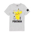 thumbnail image 1 of Camiseta Pokemon Pikachu gris para niños de 13 a 14 años, 1 of 7