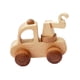 thumbnail image 1 of juguete de madera,Vehículos de madera de juguete para niños pequeños de 1 a 3 años que aprenden a gatear,Vehículos masticables Sonajero Juguete para bebé 1+ año,Juguete para gatear Grua, 1 of 9