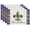 -, variant on Mardi Gras Carnival Placemats 12X18 Inches Set of 4, Fleur De Lis Seasonal Farmhouse Burlap Indoor Kitchen Dining Table Mats Decorations for Home Party