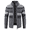 Dark Grey, variant on Lu's Chic Men's Slim Fit Cardigan Sweaters Soft Striped Thermal Winter Warm Thick Fleece Lined Knitted Full Zip Business Casual Cable Knit Long Sleeve Sweater with Pockets Color Block Coffee 44
