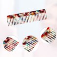 thumbnail image 6 of Unique Bargains 1pcs Women Detangling Portable Wide Tooth Comb for Curly Thick Wavy Straight Hair Assorted Color, 6 of 6