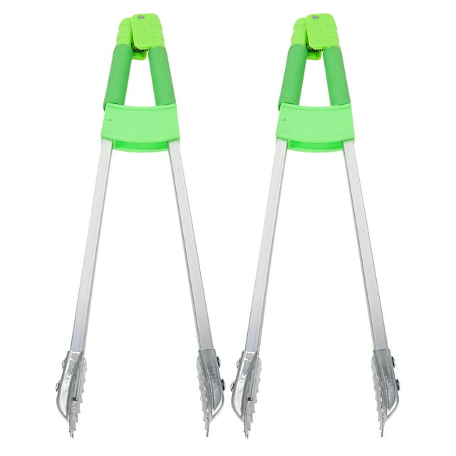 KAKOWELY 2 Pcs Outils de Ramassage de Déchets Extérieurs, Ramasseur de Déchets Portable, 20.08x"X3.54"X0.98 Pouces
