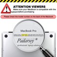 thumbnail image 2 of Padarsey Replacement Individual Key Cap Set US Keyboard Replacement Keycaps Keys QWERTY for MacBook Pro Retina, 2 of 2