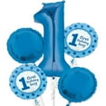 thumbnail image 2 of Blue Boy 1st Birthday Foil Balloon Bouquet, 2 of 2
