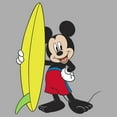thumbnail image 2 of Boy's Mickey & Friends Mickey Mouse Surf Board  Graphic Tee Athletic Heather X Large, 2 of 5
