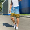 thumbnail image 7 of Kdxio Blooming Sunflower Field Print Mens Sleep Shorts Bottoms Soft Comfy Pajama Wear Pants with Drawstring Pockets, 7 of 7
