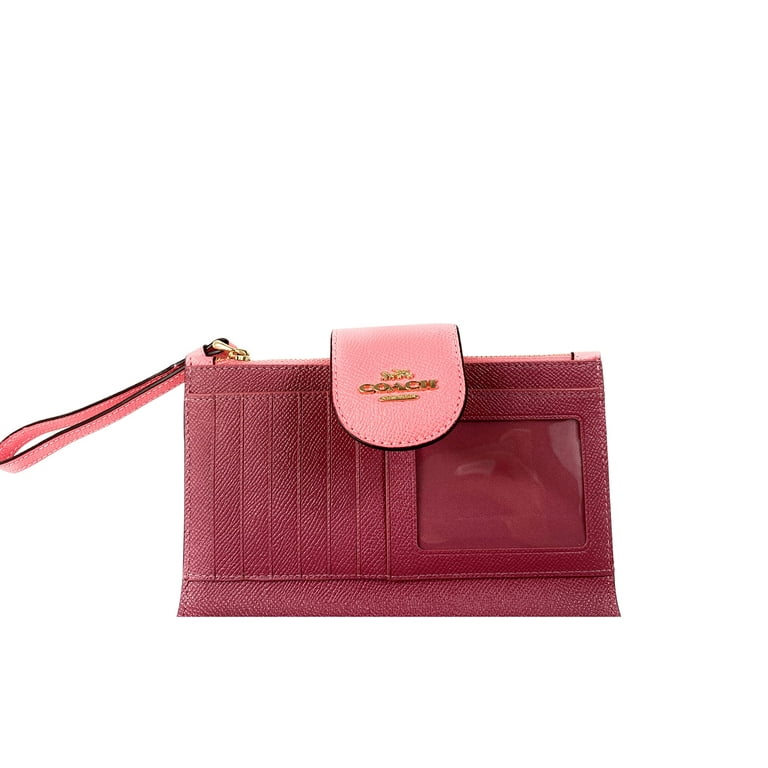 Coach cell phone wallet wristlet hotsell