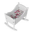 thumbnail image 2 of Cuna Infantil En Miniatura, Accesorios Para Casa De Muñecas 1:12 Cuna En Miniatura De Madera Para Niños Para Casa De Muñecas Para Boda Para Panadería Para Decoración De, 2 of 7