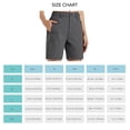 thumbnail image 3 of Pantalones Cortos Deportivos, Cómodos Pantalones Cortos De Senderismo, 4 Bolsillos Con Cremallera, Cintura Elástica Para Exteriores Para Mujeres Mgaxyff Otros, 3 of 5