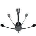thumbnail image 2 of Logitech H110 USB Wired Stereo Headset Microphone, 3.5mm Plug, Adjustable Headband, Black, 2 of 5