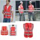 thumbnail image 5 of Chaleco reflector Irfora SFVest Alta visibilidad Chaleco reflectante de seguridad Chaleco reflectante Bolsillos múltiples Ropa de trabajo Seguridad Ropa de trabajo Día Noche Motociclismo Ciclismo Adve Irfora Chaleco reflector, 5 of 7