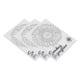 thumbnail image 1 of Sellos transparentes para manualidades, sellos para hacer tarjetas con patrón de flores, reutilizables, transparentes, para sobre y diario, 3 uds., 1 of 8