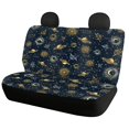 thumbnail image 5 of Uourmeti Golden Celestial, Non-Slip Replacement Car Seat Protectors Set of 2, Waterproof All Weather Car Back Seat Cover for Auto Car Interior, 5 of 7
