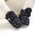 thumbnail image 3 of Lovebay Infant Baby Boy Girl Cozy Fleece Bootie Newborn Stay On Slipper Winter Warm Gripper Non-Slip Crib Shoes Navy 6-12 Months, 3 of 12