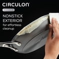 thumbnail image 3 of Circulon Momentum 11.5" Hard-Anodized Nonstick French Skillet, Gray, 3 of 11