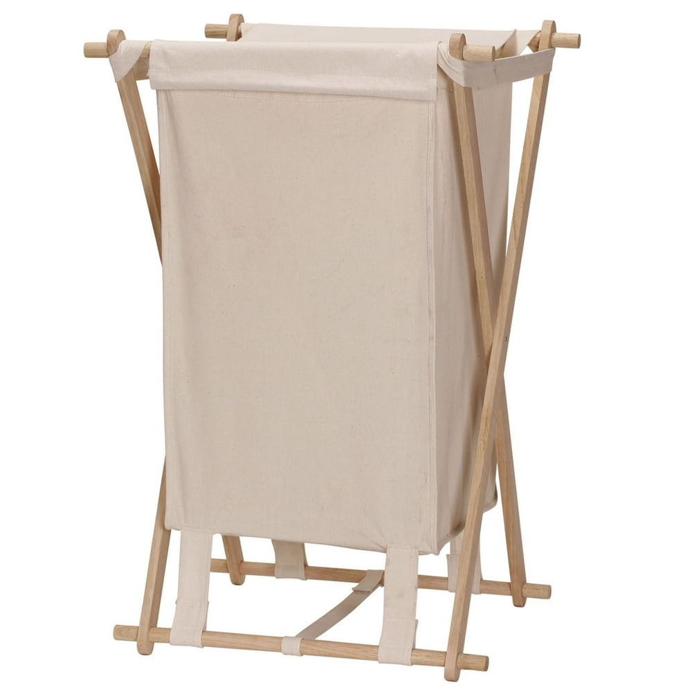 Household Essentials XFrame Laundry Hamper, Natural