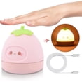 thumbnail image 1 of Veilleuse Fraise Citron, Lampes de Chevet à Intensité Réglable Rechargeables par Usb, Veilleuse Colorée Décor pour Chambre/bureau/couloir, 1 of 5