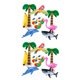 thumbnail image 3 of Soidarity Fiesta hawaiana globo inflable Tropical cumpleaños Props fiesta juguete Type1 NO1, 3 of 6