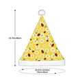 thumbnail image 3 of KLL Christmas Hats for Adults Plush Chamomile And Ladybug Print Santa Hat Xmas Fluffy Santa Claus Hat for Women Men, 3 of 6
