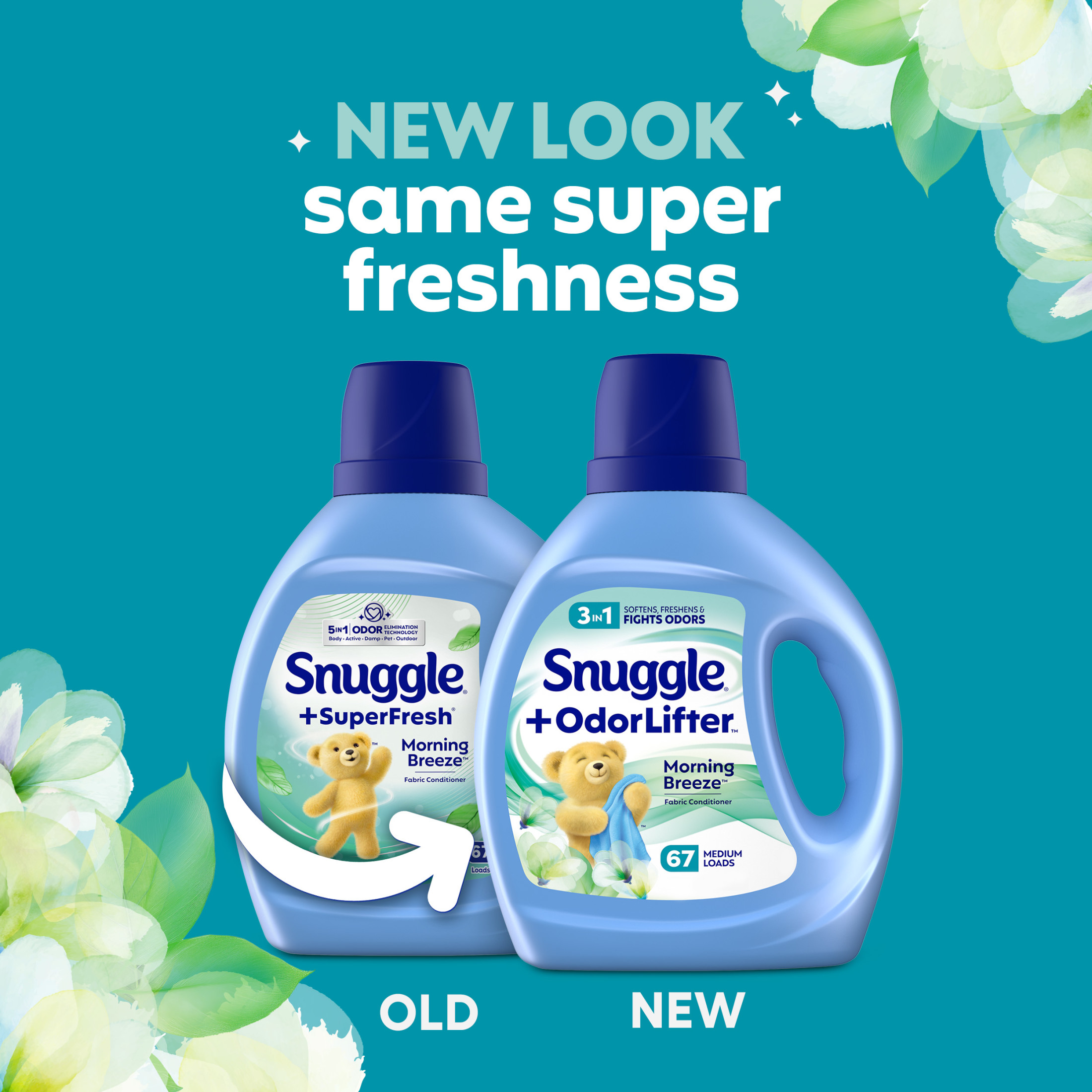 Snuggle SuperFresh Liquid Fabric Softener Morning Breeze photo 2
