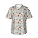 thumbnail image 1 of Fotbe Funny Cat White Camisa Hawaiana para Hombre Unisex – Camisa Casual de Verano con Botones de Manga Corta de Algodón y Lino,3X-Large, 1 of 7