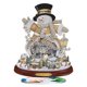 thumbnail image 1 of Adorno de diamantes Cristal Muñeco de Nieve Navideño Cgtredaw, Hecho a Mano, 1 of 9