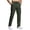Army Green, variant on Men Pants Classic Straight Lit Everyday Trousers For All Seasons With Zipper Pockets And Slim Yet Relaxed Fit Knit Blend Comfort Breathable Everyday Wear Pants