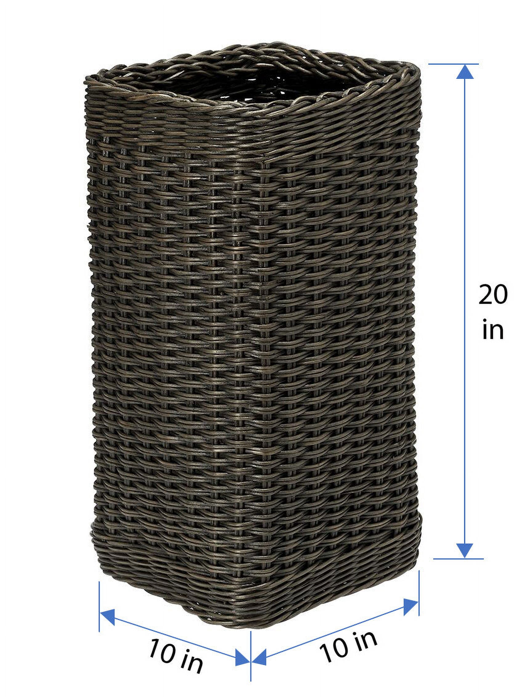 Kouboo Brown Tropical Wicker Umbrella Stand