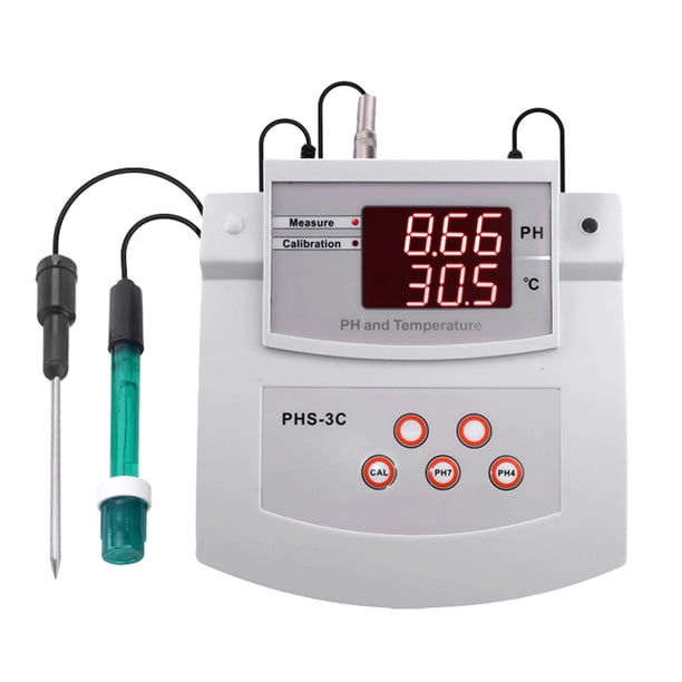 Medidor De PH De Sobremesa, Medidor De PH Automático De Laboratorio, Probador De PH Digital Para Acuario, Pecera, Piscina
