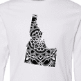 thumbnail image 4 of Inktastic Idaho Silhouette Mandala Long Sleeve Youth T-Shirt, 4 of 5