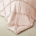 thumbnail image 4 of BedDecor 400TC 100% Egyptian Cotton 3PC Peach Twin/Twin XL Size Diamond Ruffle Duvet Cover Set, 4 of 8