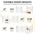 thumbnail image 3 of Whelping Box for Large Breed Dogs, Whelping Box for Puppies, PVC Puppy Playpen, Waterproof & Rustproof Whelping Pen, Puppy Whelping Supplies, Raised Garden Bed, Indoors & Outdoors, 48x48x18 in, White, 3 of 7