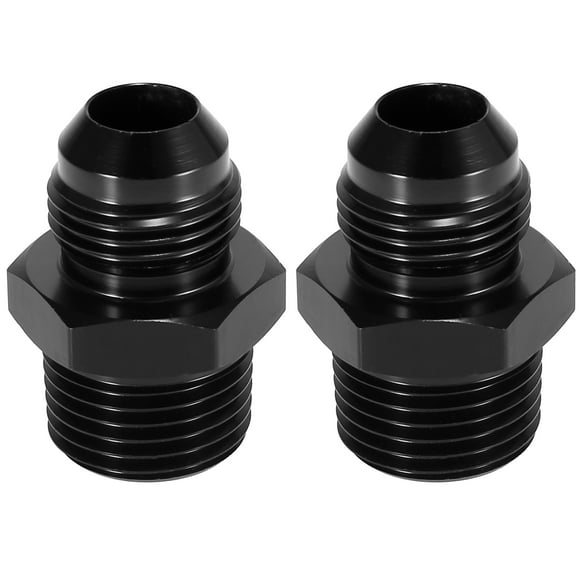 2uds AN8 Macho a 1/2 NPT Macho Coche Llamarada Reductor Conexión Adaptador