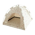 thumbnail image 2 of Cama para mascotas semicerrada, plegable, para exteriores, tienda de campaña para mascotas, a prueba de mosquitos y transpirable, tienda de campaña de verano para mascotas, adecuada para uso en interi, 2 of 6