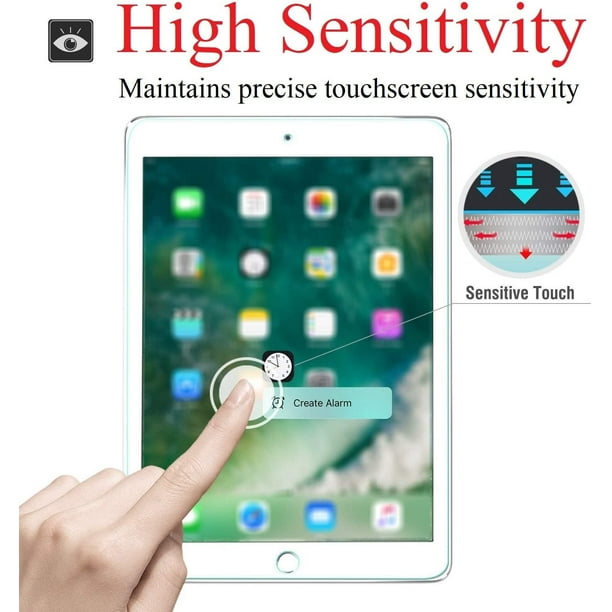 Protecteur d'écran en verre trempé pour iPad 10.2 9.7 7th 5th 6th