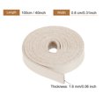thumbnail image 2 of Uxcell Faux Leather Straps Strip Belt Leather String 0.8cm/0.31" Width for DIY Ornament Accessories,Beige, 2 of 6